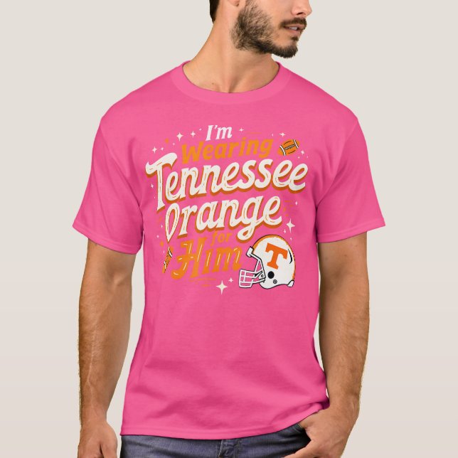 Camiseta Estou Vestindo Tennessee Orange Tennessee Orange (Frente)