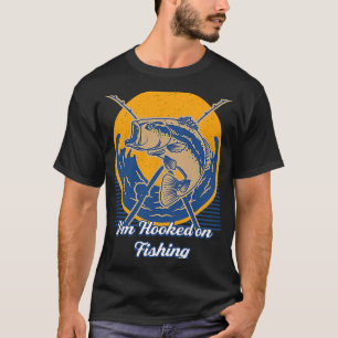 Camiseta Estou viciado em lagoas de pesca.