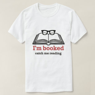 Camiseta Estou viciado - peguem-me lendo