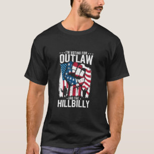 Camiseta Estou votando no fora da lei e no caipira 2024