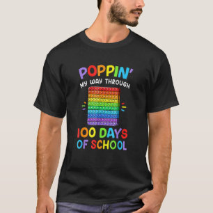 Camiseta Estourando Meu Caminho Através de 100 Dias 100º Di
