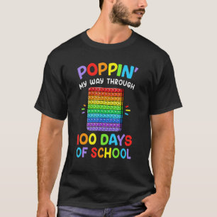 Camiseta Estourando Meu Caminho Através de 100 Dias 100º Di