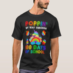 Camiseta Estourando Meu Caminho Através de 100 Dias de Esco