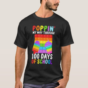Camiseta Estourando Meu Caminho Através de 100 Dias De Esco