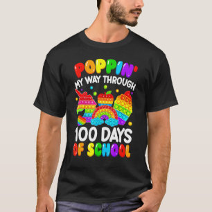 Camiseta Estourando Meu Caminho Através de 100 Dias de Esco