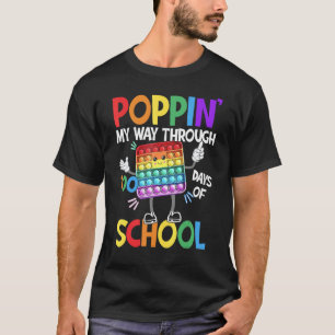 Camiseta Estourando Meu Caminho Através de 100 Dias de Fidg