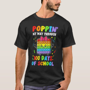 Camiseta Estourando Meu Caminho Através de 100 Dias Pop It