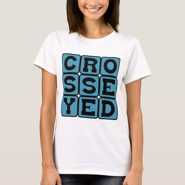 Camiseta Estrabismo Convergente, Esotropia (Frente)