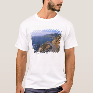 Camiseta Estrada 1 ao longo da costa da Califórnia perto