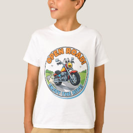 Camiseta Estrada Aberta! Aproveite a Viagem!