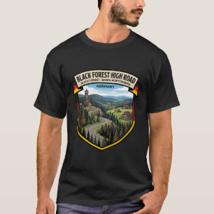 Camiseta Estrada Alta da Floresta Negra Schwarzwald Drive