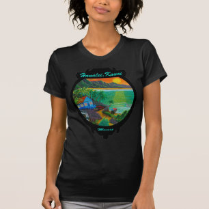 Camiseta "Estrada ao céu", design mágico #2 da janela