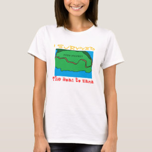 Camiseta Estrada ao t-shirt de Hana