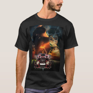 Camiseta Estrada ao t-shirt dos homens do inferno