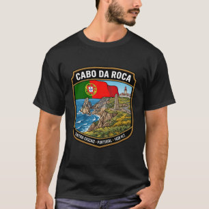 Camiseta Estrada Cênica Costeira Cabo da Roca Portugal