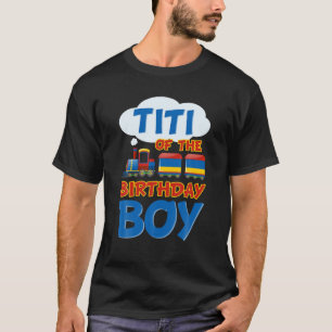 Camiseta Estrada De Comboio Titi Do Tema Birthday Boy