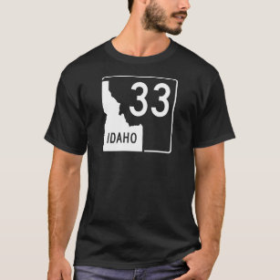 Camiseta Estrada de estado 33 de Idaho