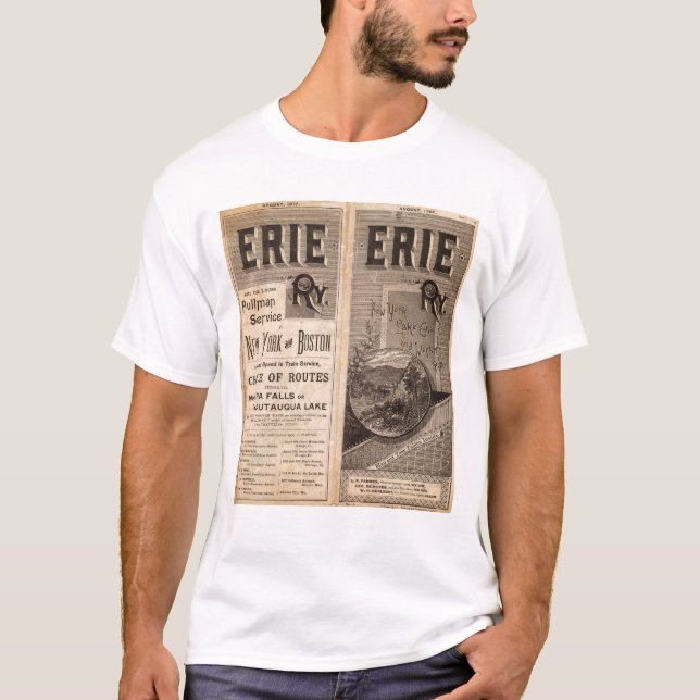 Camiseta Estrada de ferro de Erie (Frente)