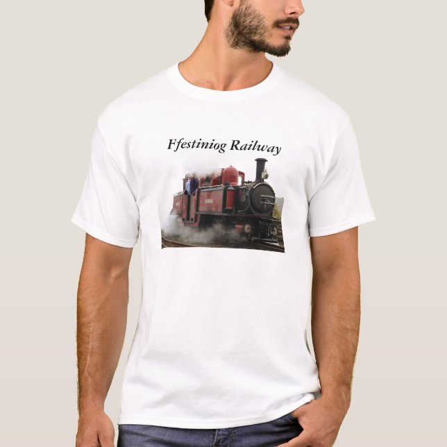 Camiseta Estrada de ferro de Ffestiniog (Frente)