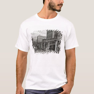 Camiseta Estrada de ferro elevado na rua de Greenwich, New