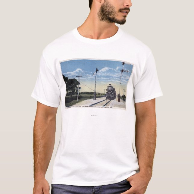 Camiseta Estrada de ferro pacífica do sul a Pajaro (Frente)