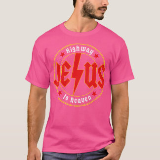 Camiseta Estrada de Jesus para a Bíblia cristã do céu Versa