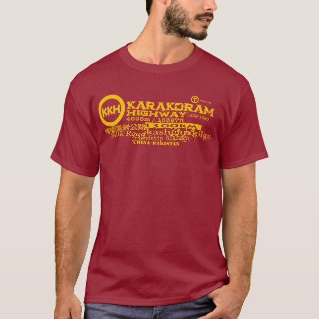 Camiseta Estrada de Karakoram (Frente)