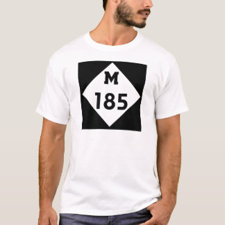 Camiseta Estrada de Michigan da ilha de M-185 Mackinac