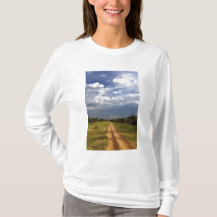 Camiseta Estrada de terra primitiva no norte