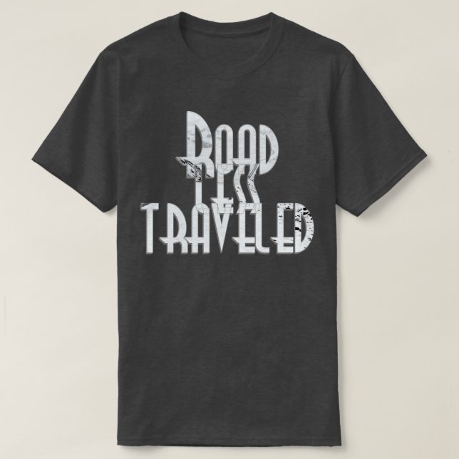 Camiseta Estrada menos viajada (Frente do Design)