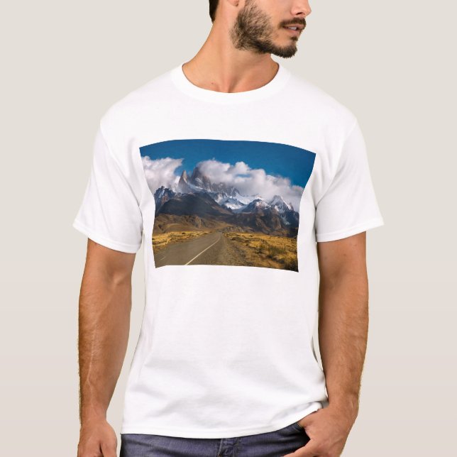 Camiseta Estrada para montar Fitzroy, Patagonia (Frente)