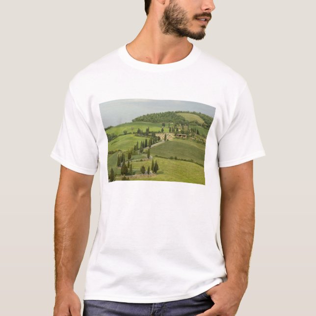 Camiseta Estrada: Pienza — Montepulciano, (Frente)