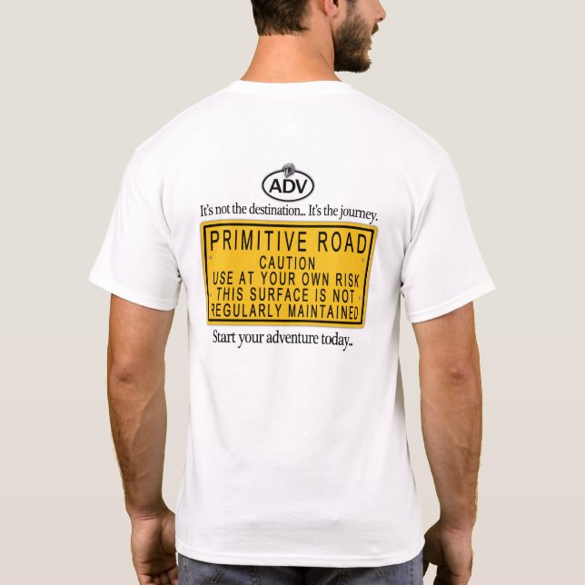 Camiseta Estrada primitiva (Verso)
