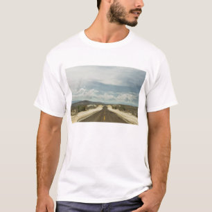 Camiseta Estrada reta longa com a paisagem de Baja do