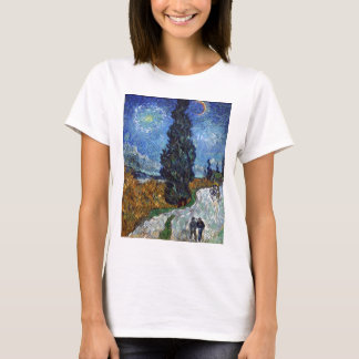 Camiseta Estrada secundária de Van Gogh- em Provence em a