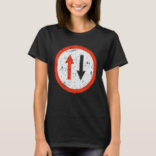 Camiseta Estrada Sinaliza Rua Engraçada Sinaliza Preguiçoso
