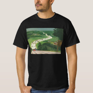 Camiseta Estradas Americanas Cênicas Vintage, Viagem de Car