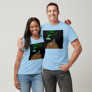 Camiseta estraga a aterragem