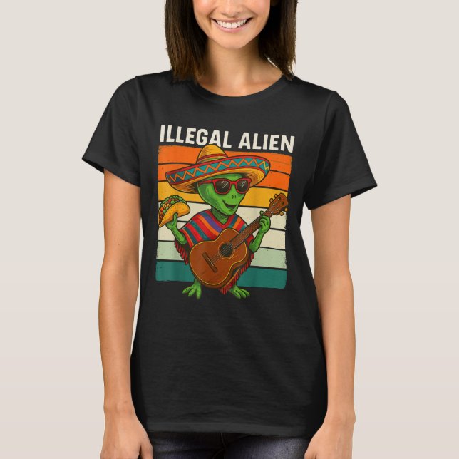 Camiseta Estrangeiro ilegal  (Frente)