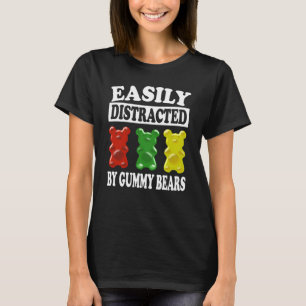 Camiseta Estranhamente Distraído Por T-Shirt Bears