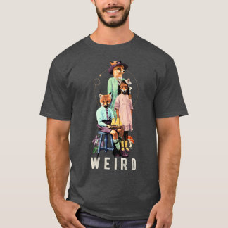 Camiseta Estranho e engraçado artifício do design Premium