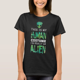 Camiseta Estranho, essa é minha fantasia humana... sou real
