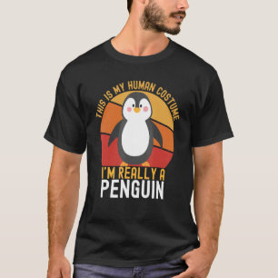 Camiseta Estranho Esta é a minha fantasia humana Eu sou rea