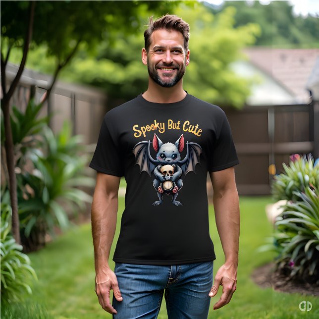 Camiseta Estranho, Mas Bat Gótico (Spooky But Cute Gothic T-Shirt )
