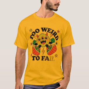 Camiseta  Estranho Mas Icônico – Arte de Desenho Surrealist