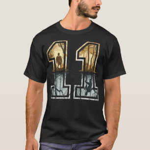 Camiseta Estranho Número 11 dourado