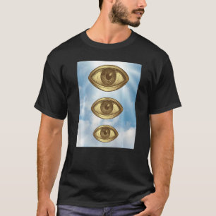 Camiseta Estranho Odcore, Estético, Olhos Assustadores