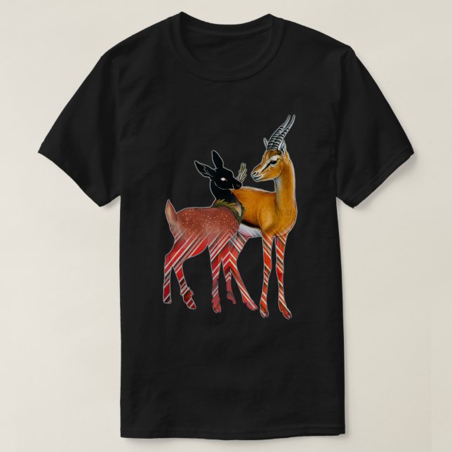 Camiseta Estranhos Deer Odties e Curiosidades (Frente do Design)