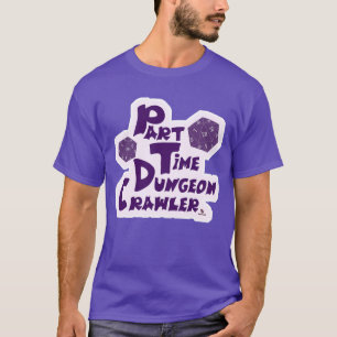 Camiseta Estrategia de RPG de Dungeon Crawler em Tempo Parc