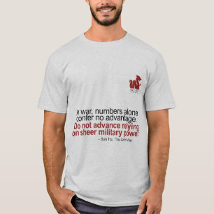 Camiseta Estratégia militar "números " de Sun Tzu